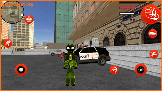 Army Counter Stickman Rope Hero Crime OffRoad screenshot