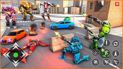 Army Dino Robot Car Games 3D screenshot