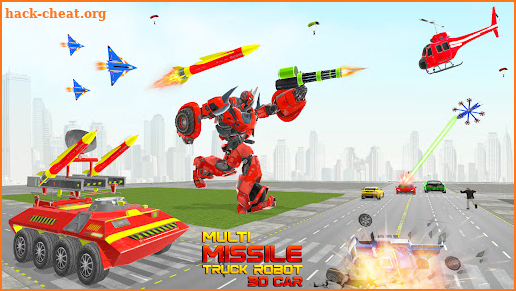 Army Missile Tank Robot Car screenshot