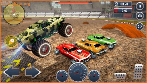 Army Monster Truck Demolition screenshot