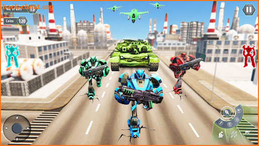 Army Transforming Robot Tank Fighting Robot Wars screenshot