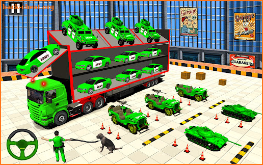 Army Vehicle Transport Games screenshot