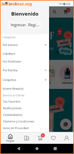 Arome México screenshot