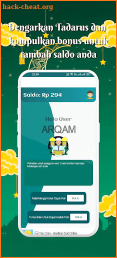 ARQAM - Ngaji Dapat saldo Dana screenshot