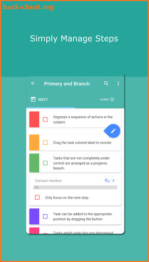 Arrange - Progress, a Weighted To-Do List screenshot