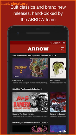 ARROW screenshot