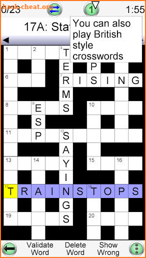 Arrow Crossword screenshot