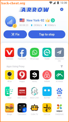 Arrow VPN - Free VPN proxy, Unblock Sites screenshot