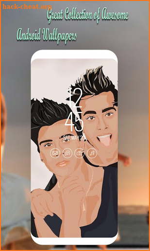 Art Dobre Twins Wallpaper HD screenshot