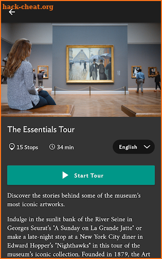 Art Institute of Chicago App screenshot