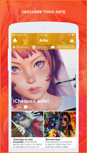 Arte Amino para La Ilustración screenshot