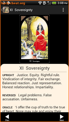 Arthurian Tarot screenshot