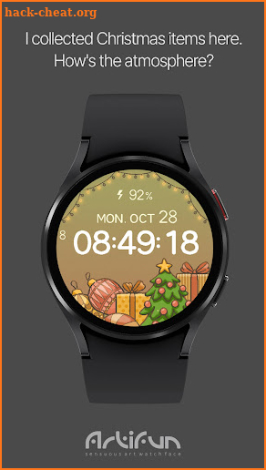 artifun.christmas3.watchface screenshot