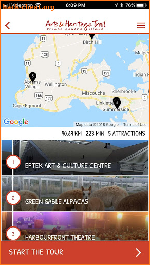 Arts and Heritage Trail PEI screenshot