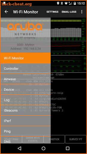 Aruba Utilities screenshot