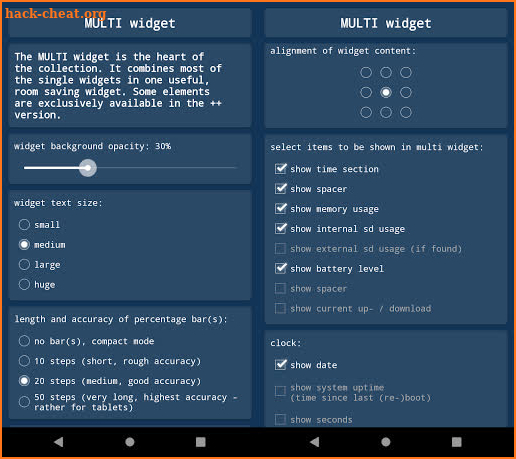 ASCII System Monitor Free (Widget Collection) screenshot