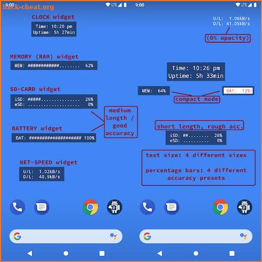 ASCII System Monitor++ (Widget Collection) screenshot