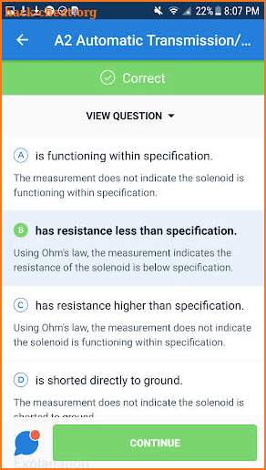 ASE Renewal App screenshot