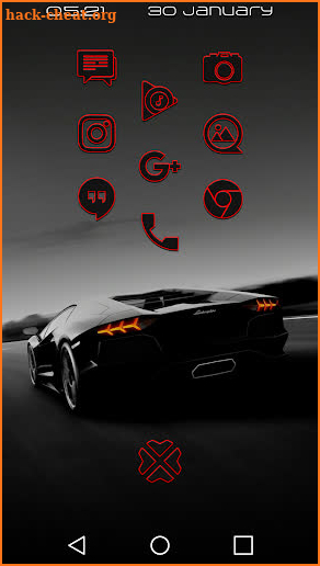 Asher Red Icon Pack screenshot