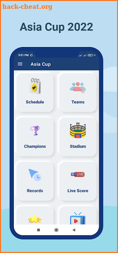 Asia cup 2022 Schedule screenshot