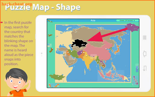 Asia - Montessori Geography for Kids screenshot