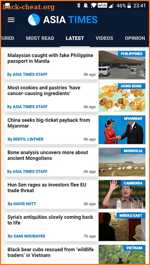 Asia Times screenshot