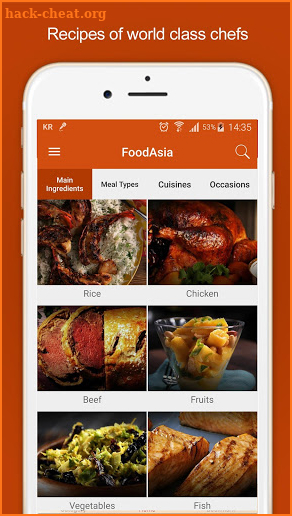 Asian food - Healthy recipes screenshot