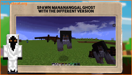 Asian ghost horror mod in MCPE screenshot