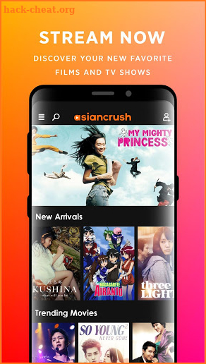 AsianCrush - Android TV screenshot