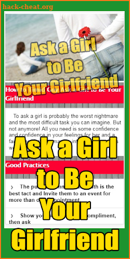 Ask a Girl to be Your Girlfriend Tips screenshot