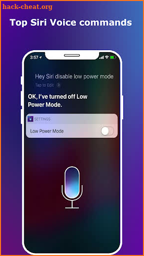 Ask Siri voice commands screenshot