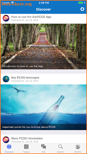 AskPCOS screenshot