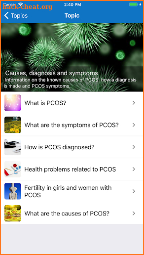 AskPCOS screenshot