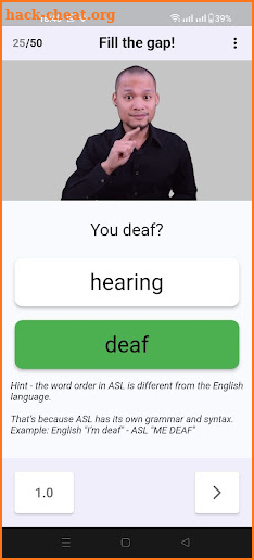 ASL - Sign Language.learn ASL! screenshot