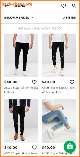 ASOS screenshot