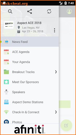 Aspect ACE 2018 screenshot