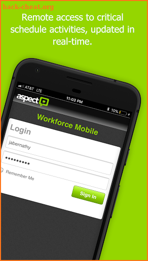 Aspect WFM Mobile Enterprise screenshot