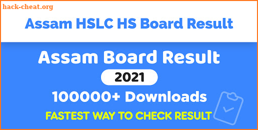 Assam HSLC HS Board Result 2021, 10th 12th Result screenshot