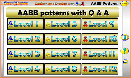 Assessing AABB Patterns screenshot