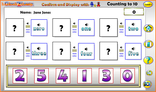 Assessing Counting to 10 screenshot