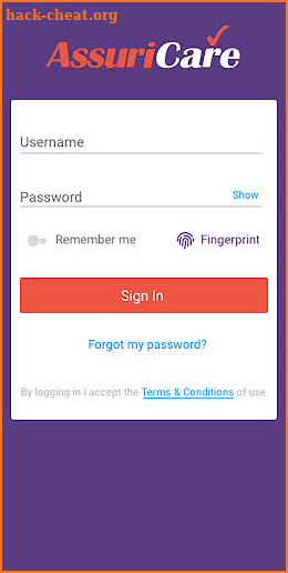 AssuriCare Caregiver screenshot