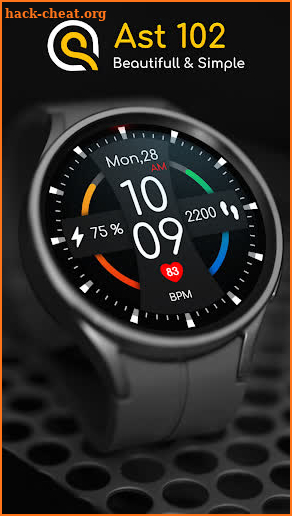 Ast102 Digital Watch face screenshot