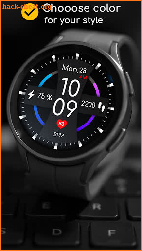 Ast102 Digital Watch face screenshot