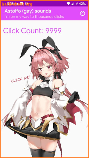 Astolfo (gay) sounds screenshot