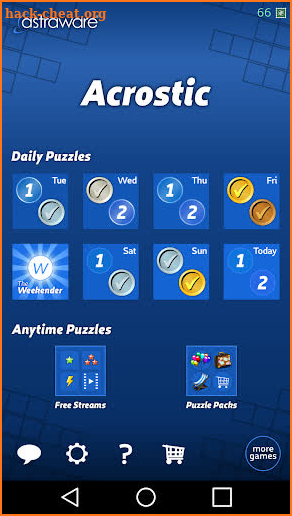 Astraware Acrostic screenshot