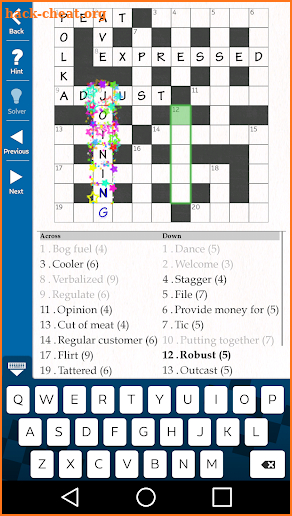 Astraware Crosswords screenshot