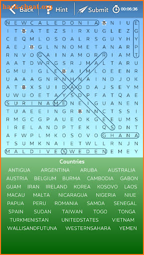 Astraware Wordsearch screenshot