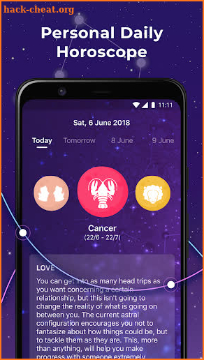 AstroMe - Personal Horoscope & Palm Reader screenshot