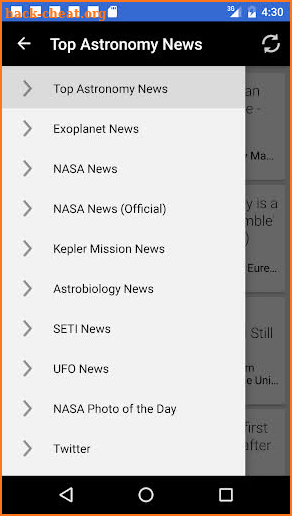 Astronomy & Space News by NewsSurge screenshot