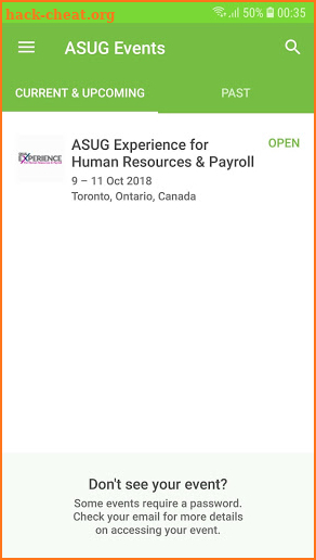 ASUG Events screenshot